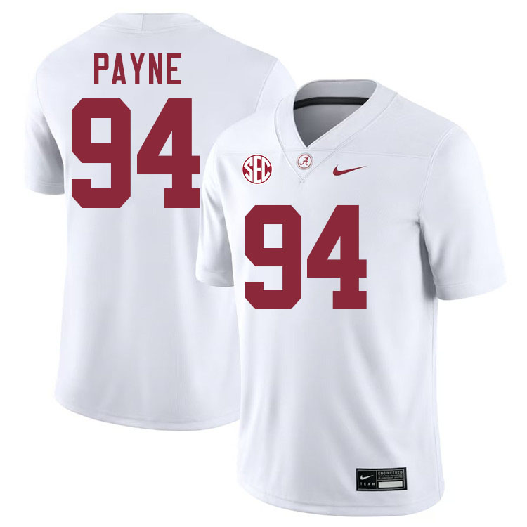 Daron Payne Alabama Jersey,University Of Alabama Crimson Tide Football Jersey,Uniforms-White